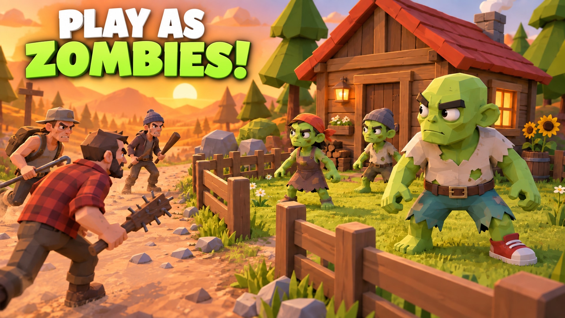 Play as Zombies! — a zombie crew defends its home from humans